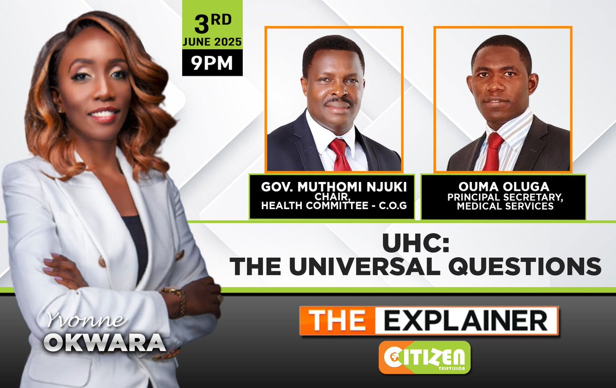 uhckenya254's tweet photo. #TheExplainer
@YvonneOkwara 

Kindly ask @fnoluga 

What is the specific timeline for confirming UHC staff to Permanent and Pensionable terms, &amp; what concrete steps are being taken to ensure this transition happens before the payroll transfer to county gvts on July 1, 2025?

Q1 https://t.co/jZpz3uuheW