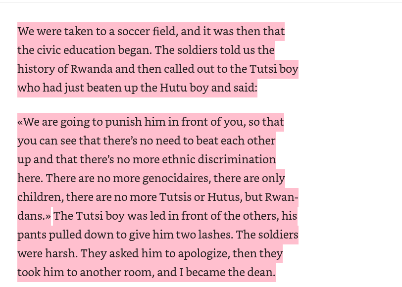 Sila Cehreli / Mushaka-Muzi w’Inkotanyi 🇹🇷 🇷🇼 (@aysesila1975) on Twitter photo Extrait du témoignage de Valens Kabarari qui a survécu au génocide contre les Tutsi au #Rwanda à l'âge de 7 ans.
<a href="/rpfinkotanyi/">FPR-Inkotanyi</a> = unity ❤️🩹 Extrait du témoignage de Valens Kabarari qui a survécu au génocide contre les Tutsi au #Rwanda à l'âge de 7 ans.
<a href="/rpfinkotanyi/">FPR-Inkotanyi</a> = unity ❤️🩹