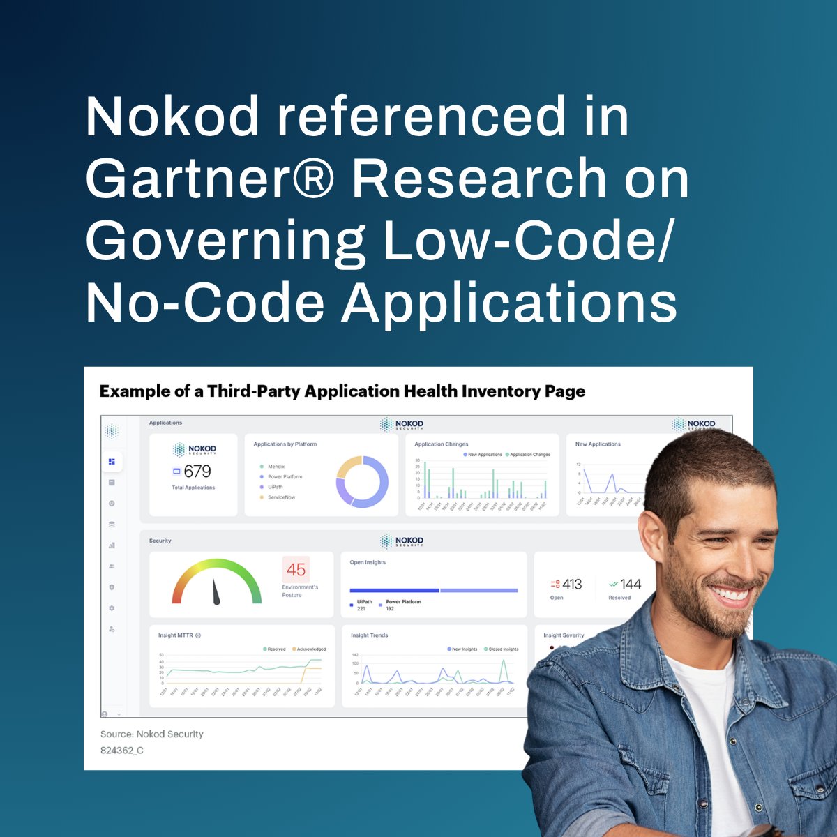 NokodSecurity's tweet image. Nokod has been referenced in the Gartner research, “How to Support and Govern Low-Code Applications for Citizen Development,” by Mukul C. Saha and Oleksandr Matvitskyy.
Low-code and no-code platforms are enabling faster app development than ever, but not everyone can utilize them…