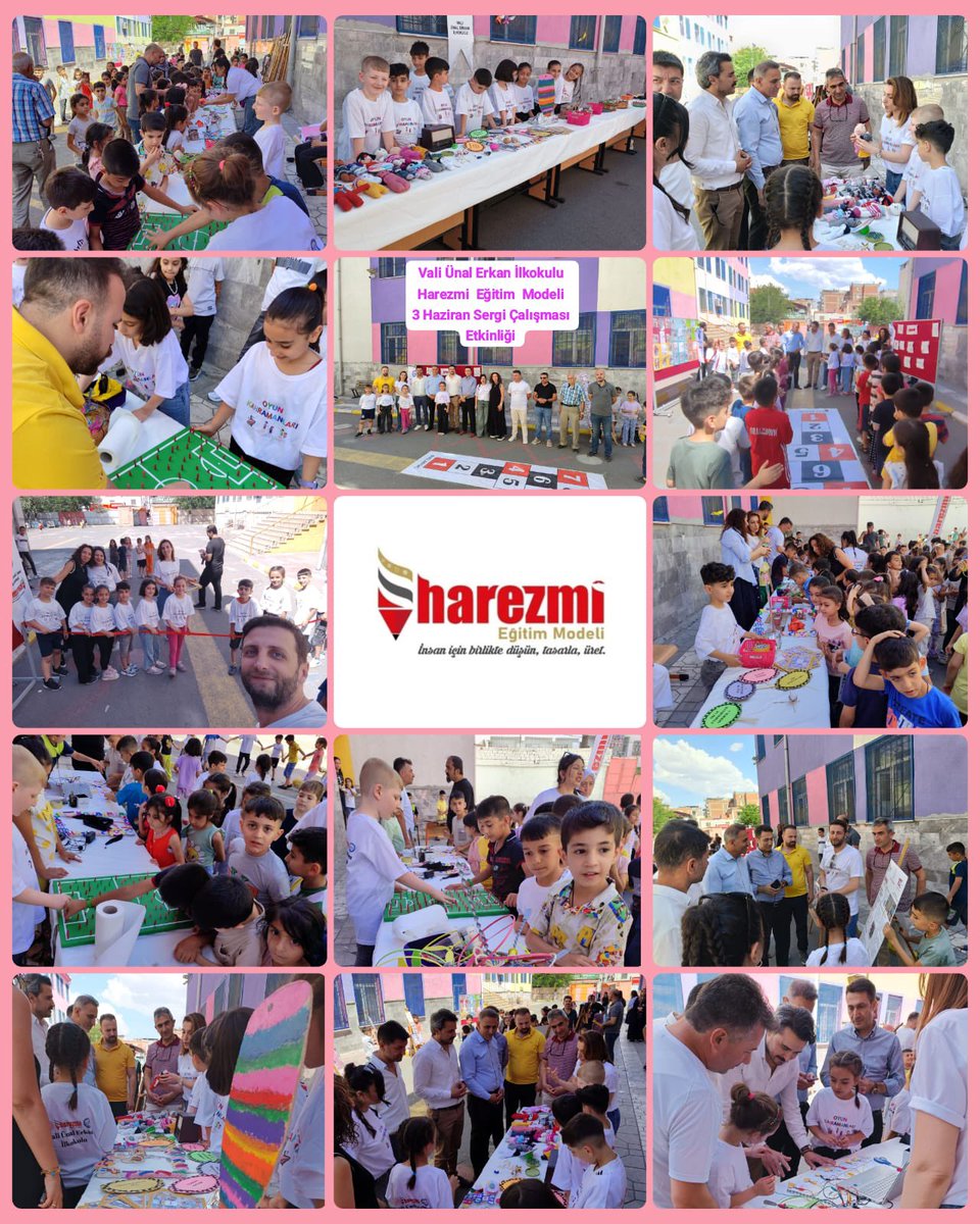 Vali Ünal Erkan İlkokulu’nda yıl sonu sergisi büyük bir coşkuyla gerçekleştirildi!
🔍 Harezmi Eğitim Modeli kapsamında hazırlanan sergide öğrencilerin yaratıcı projeleri büyük ilgi gördü.
👏 Bu güzel etkinlikte emeği geçen herkese teşekkürler! #HarezmiModeli <a href="/ErkanVali/">Vali Ünal Erkan İlkokulu</a>