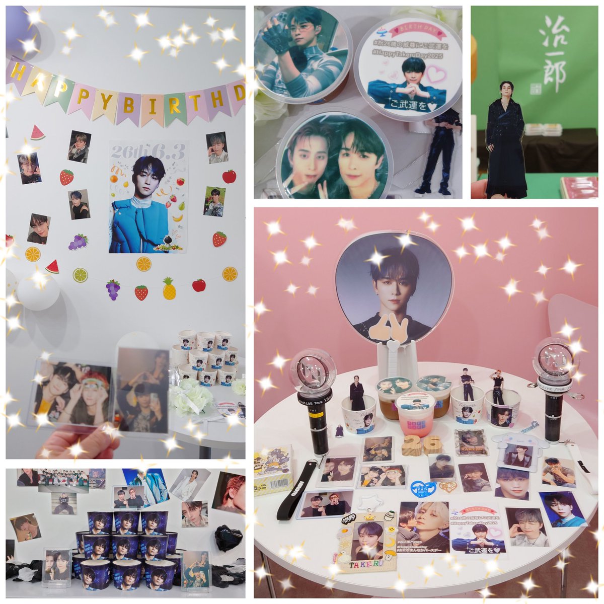 onn61cmnc's tweet image. たけちーMINIちゃんとセンイルイベントに行って来ました！🎂
洸人のデコもまだあったので おにボの写真と一緒にﾊﾟｼｬﾘ📷️
これからもおにボで絡んでね🤍🖤
近くで期間限定の治一郎出店があった(でも🍮はなかった😢)
#TAPITAPI富山(@TAPITAPI_TOYAMA)
#祝26歳の威尊にご武運を
#HappyTakeruDay2025