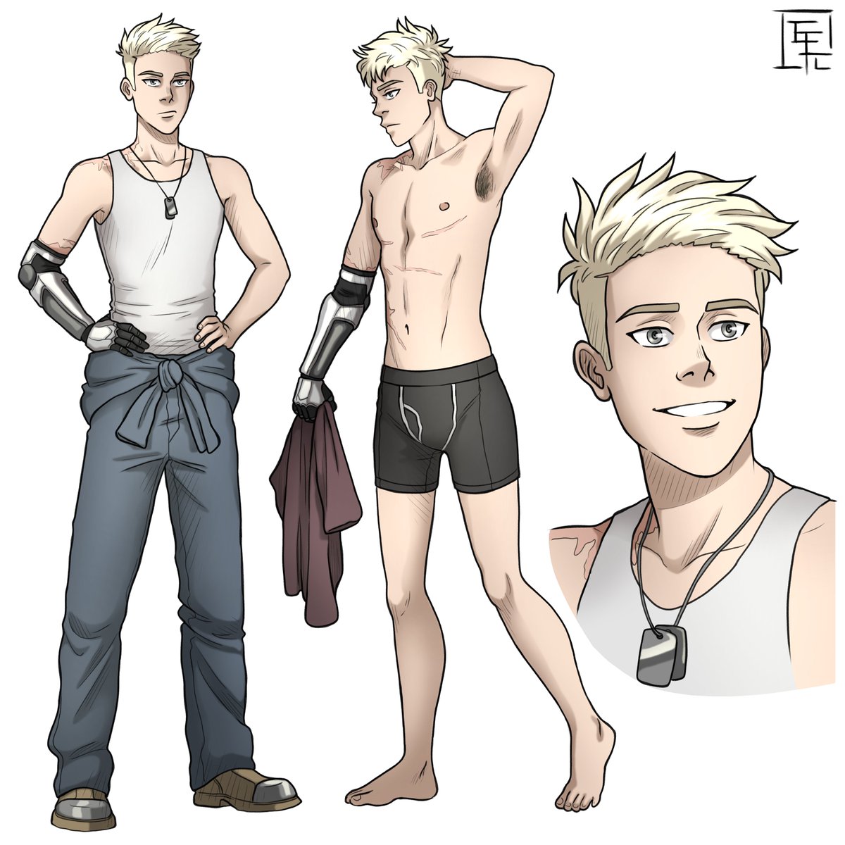 ErithEl's tweet image. Original character, Shep, from a story that was kindof scrapped (but not entirely).
#originalcharacter #ocart #originalcontent