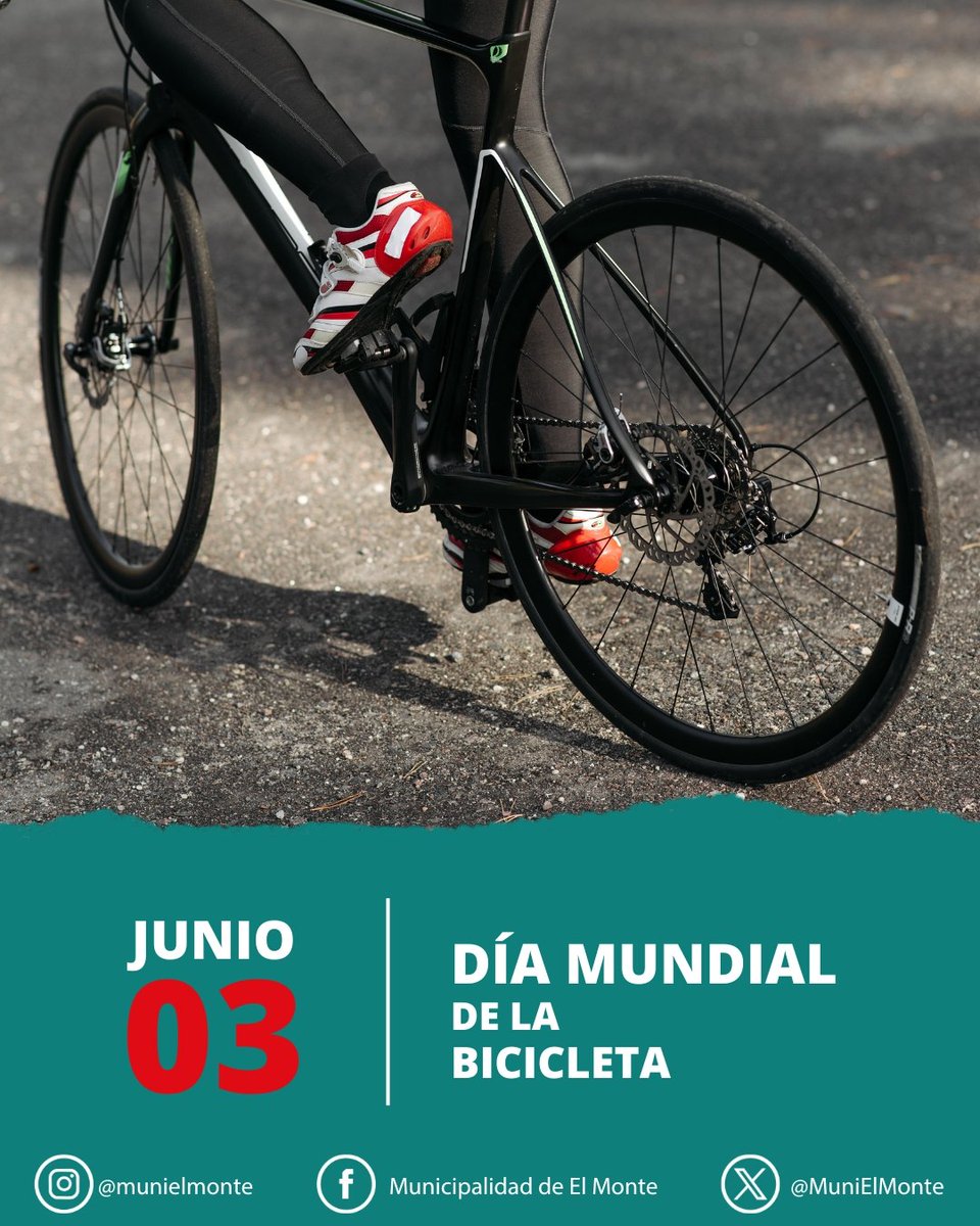 Cada 3 de junio se conmemora el Día Mundial de la Bicicleta, hito proclamado por la Asamblea General de la <a href="/ONU_es/">Naciones Unidas</a> con el fin de reconocer la contribución de la 🚲 como un medio de transporte sencillo, asequible, limpio y sostenible que beneficia la salud y el medio ambiente