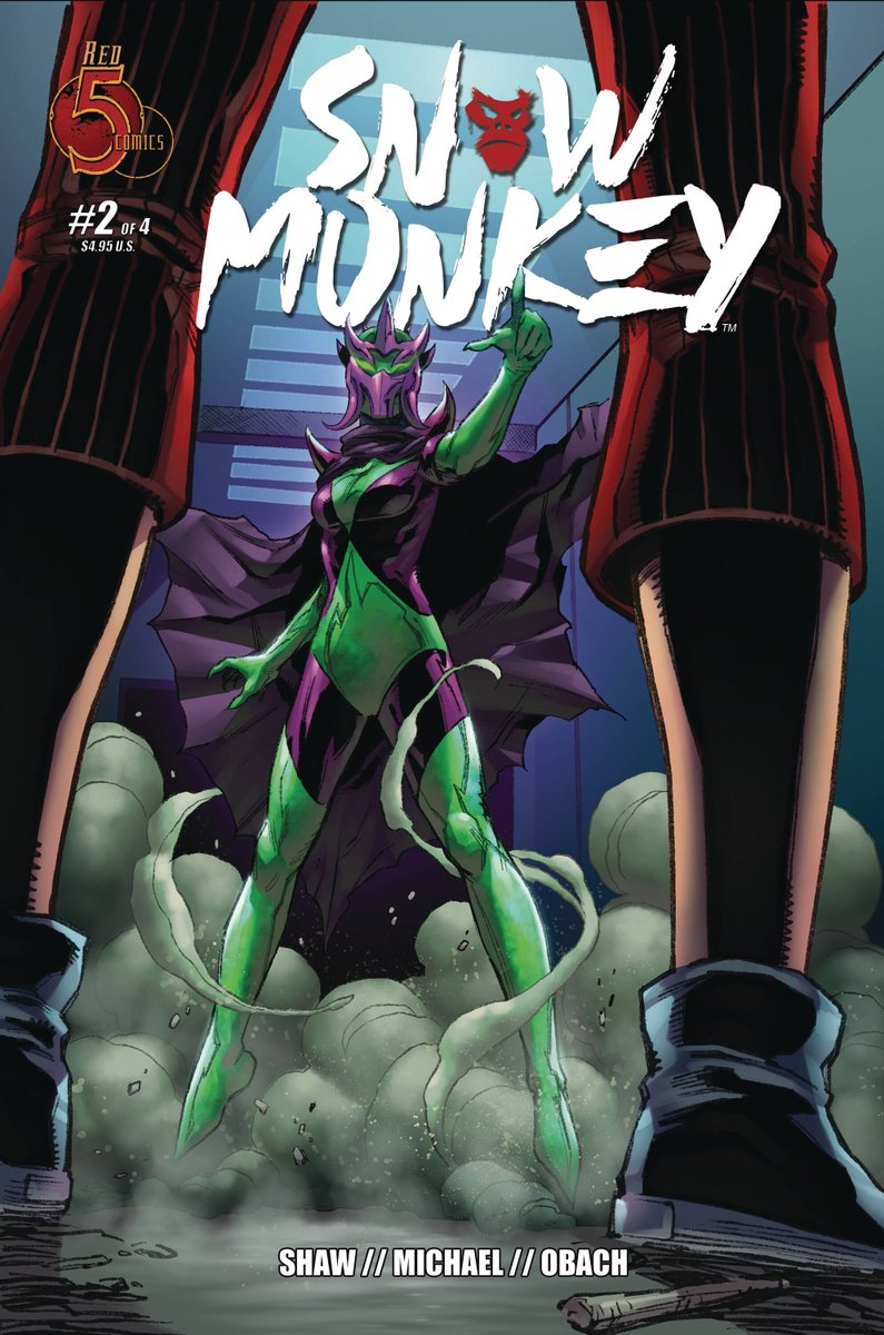 Michael Nimmo | 3 Million Years (@michaeljnimmo) on Twitter photo Out now from <a href="/red5comics/">Red 5 Comics</a> - Snow Monkey #2
(W) Jason Shaw (A) Heubert Khan Michael (CA) Aaron Bartling
As seen on Free Comic Book Day! When Jennifer Gaitlin dons a mystical helmet, she gains the experiences and abilities of the previous owners. Now, as Snow Monkey, she fights her Out now from <a href="/red5comics/">Red 5 Comics</a> - Snow Monkey #2
(W) Jason Shaw (A) Heubert Khan Michael (CA) Aaron Bartling
As seen on Free Comic Book Day! When Jennifer Gaitlin dons a mystical helmet, she gains the experiences and abilities of the previous owners. Now, as Snow Monkey, she fights her