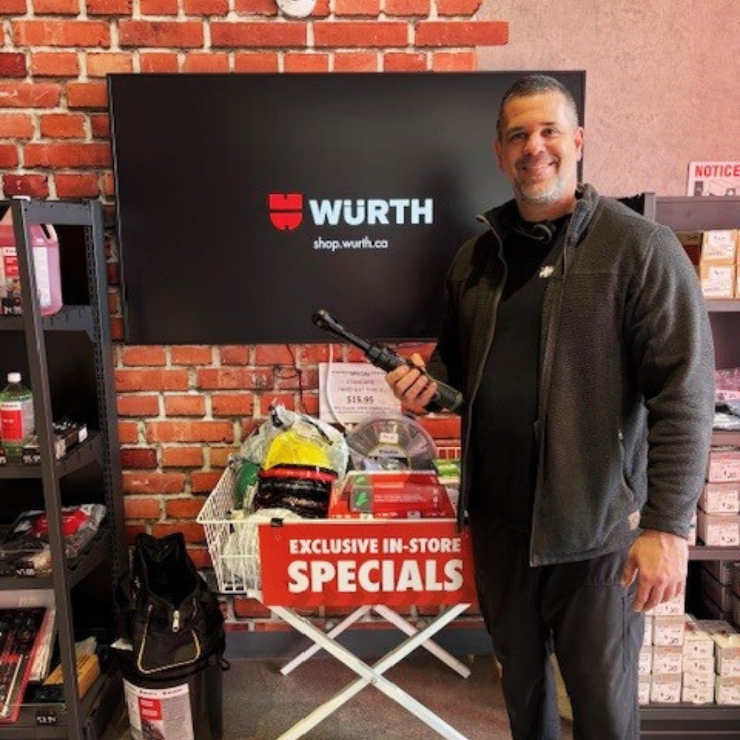 Congratulations to our Mississauga Store Grand Opening raffle winners! 🎉 Five lucky winners walked away with a powerful DUROFIXxWURTH cordless tool - ready to tackle any job with speed and precision! 

A huge thank you to everyone who joined us for the celebrations. Our Wurth