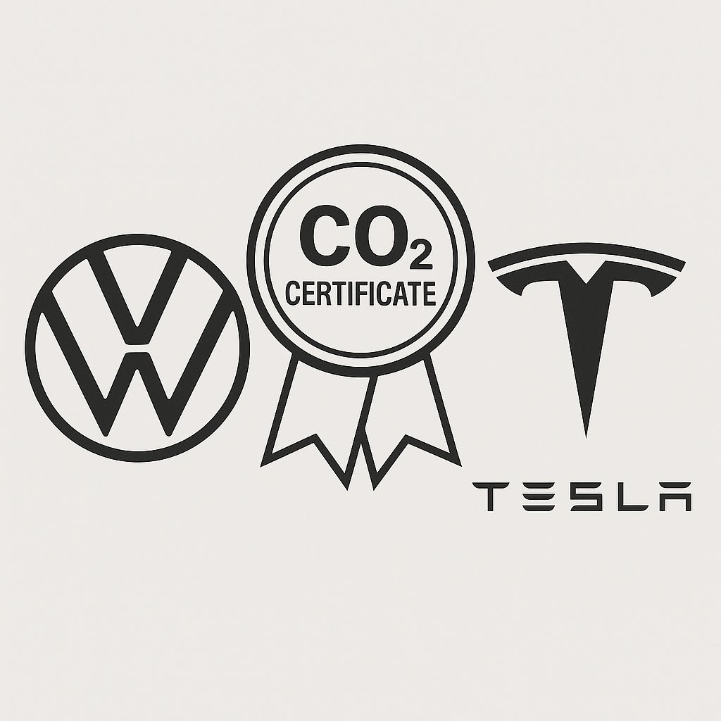 Da der gestrige Beitrag über das Dorf in Afrika auf so großes Interesse gestoßen ist:

Wussten Sie, dass Autohersteller wie VW hunderte Millionen an Tesla zahlen – um sich klimafreundlich rechnen zu können, ohne ihre Flotten wirklich umzubauen?

VW zahlte allein in China rund 390