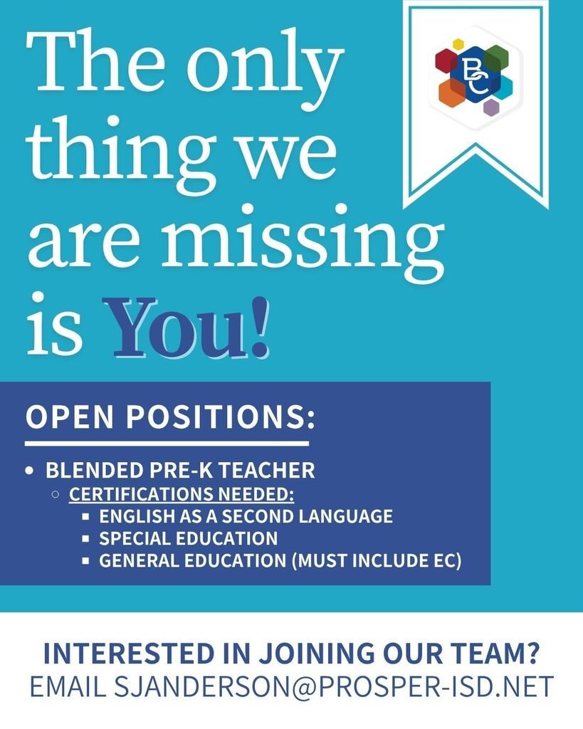 Ready to spark curiosity in the hearts of our youngest learners? ✨ We're looking for a passionate Blended Pre-K teacher to join our team and lead our blended learning environment! Apply today and help us create amazing foundations for future success! #CalhounConnects