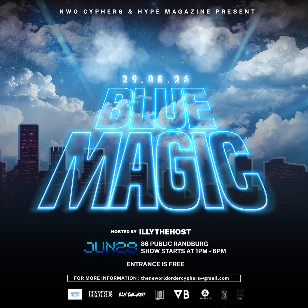 Belly Of The Beast π (@blackace_za) on Twitter photo 29 June
#NewWorldOrderCyphers x <a href="/HypeMagazineSA/">HYPE MAGAZINE</a> presents...
The #BlueMagic Cypher, hosted by <a href="/illythehost/">illythehost.</a>
HIP HOP IS ALIVE AND WELL 29 June
#NewWorldOrderCyphers x <a href="/HypeMagazineSA/">HYPE MAGAZINE</a> presents...
The #BlueMagic Cypher, hosted by <a href="/illythehost/">illythehost.</a>
HIP HOP IS ALIVE AND WELL