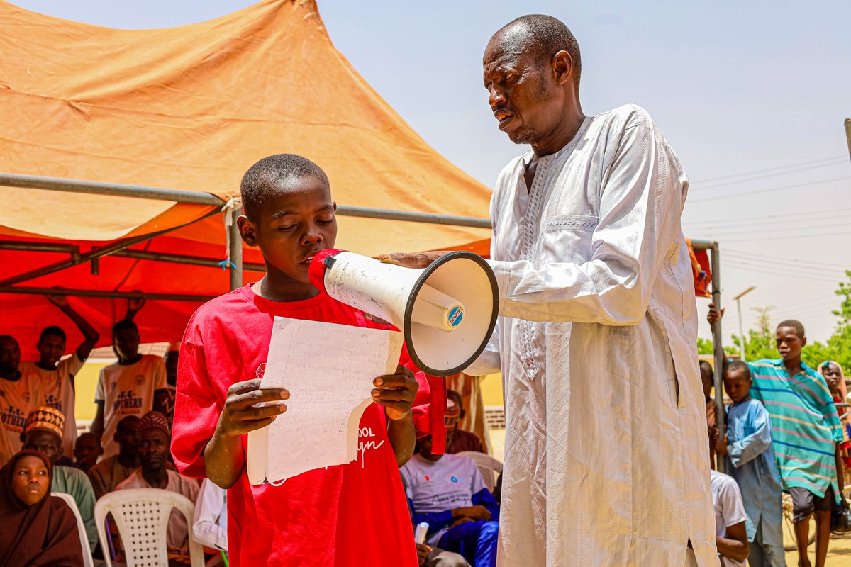Labdi_Nigeria's tweet photo. Recently @Labdi_Nigeria launched a Back-to-School Campaign in Magumeri Town, Magumeri Local Government Area, Borno State to raise awareness and support the enrolment of children and school drop-outs into formal and non-formal education programs.

Because “Education for Every... https://t.co/PO5Prvfhw4