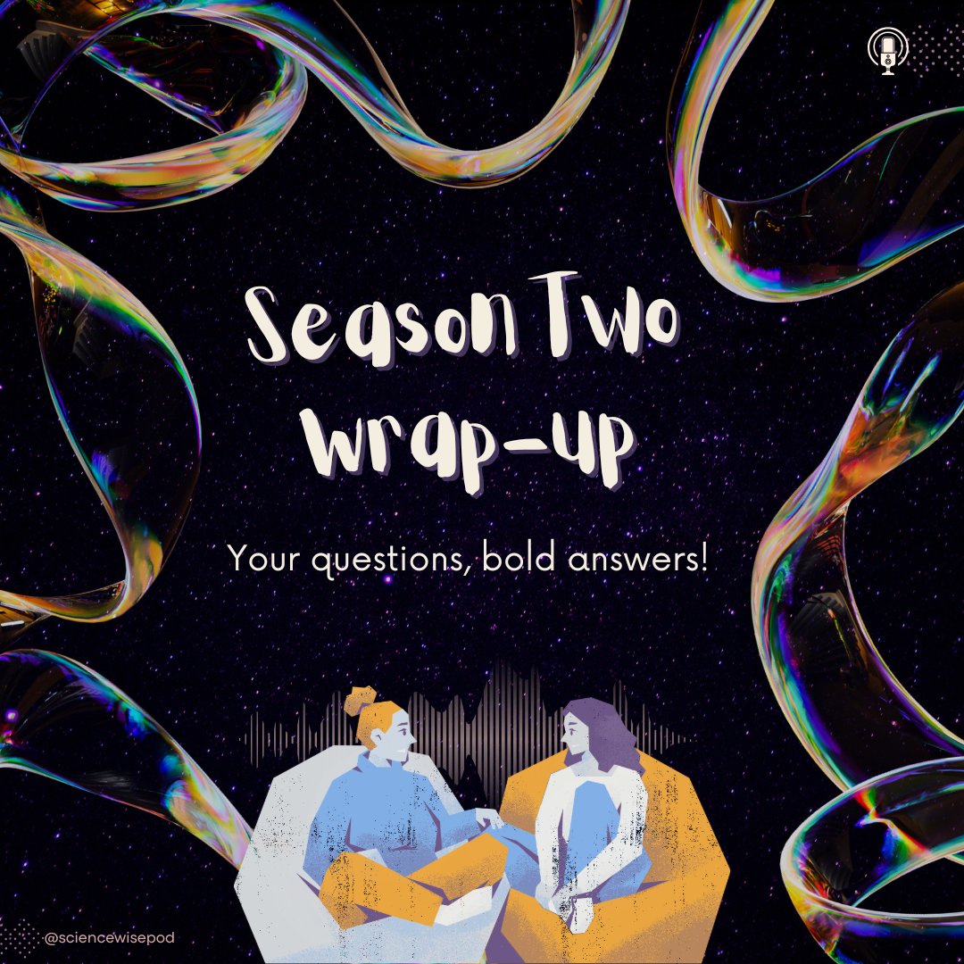 ScienceWisePod's tweet image. 🎉 It’s a wrap on Season 2!
In this finale, you asked the questions, and our brilliant Season 2 guests answered them.
From navigating stereotypes to career pivots and resilience, this one’s all about growth.
Thank you to our listeners & guests! 💛
🎧 pod.link/1715048894