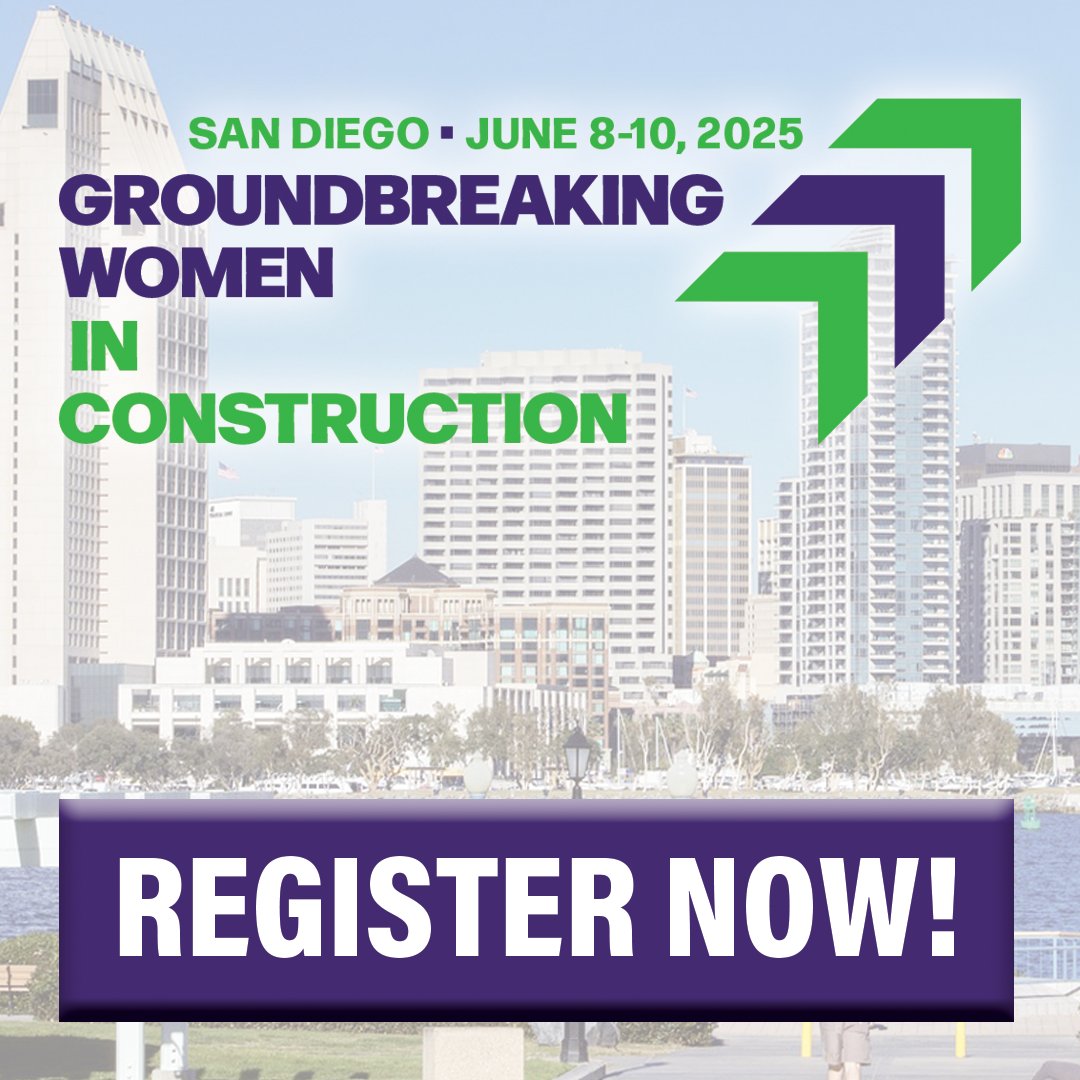 🎉 It’s almost here! #GWICconf 2025 kicks off NEXT WEEK in San Diego!

Join 900+ changemakers in construction for 3 powerful days of connection, education, and inspiration.
🗓️ June 8–10 | 📍 Town &amp; Country Resort
✅ Don’t miss out — register now: brnw.ch/21wT7Xj