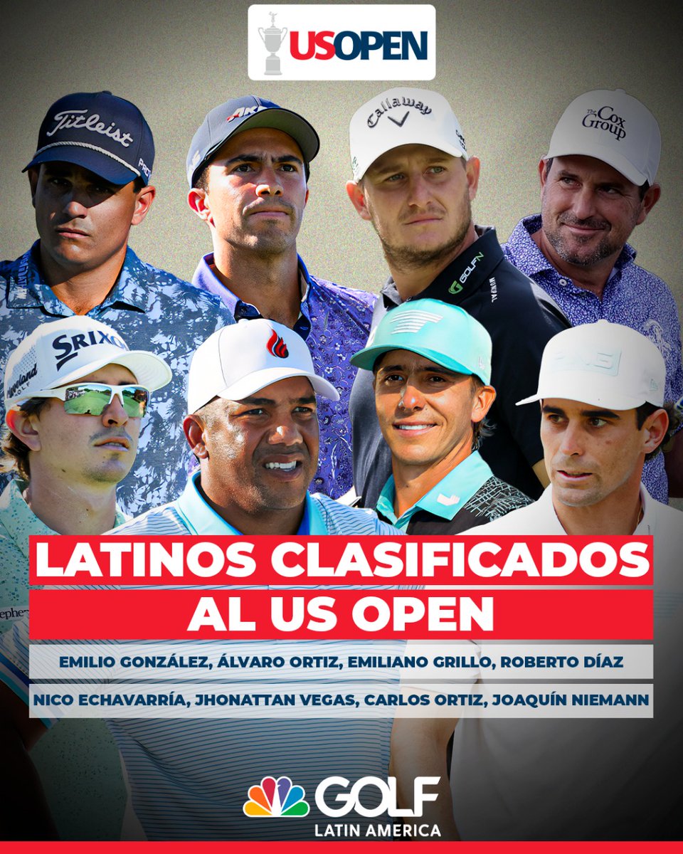 Una delegación espectacular que dirá presente en Oakmont. 😍⛳️

Actualizamos el listado de latinos para el <a href="/usopengolf/">U.S. Open</a>. 👇🔝