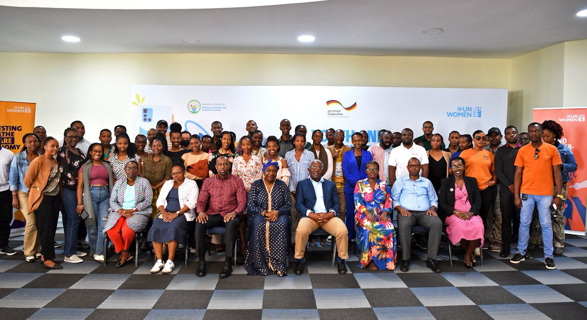 UN Women Rwanda (@unwomenrwanda) on Twitter photo Today, <a href="/UN_Women/">UN Women</a> with <a href="/RwandaGender/">Ministry of Gender & Family Promotion | Rwanda</a>, <a href="/RMC_Rwanda/">RMC</a> & <a href="/RwandaYouth/">Rwanda Youth Council</a> convened diverse media personnel & youth actors from across sectors for a week-long workshop to co-create impactful approaches to shift social norms towards equality in #CareWork & #ZeroTolerance for #GBV in #Rwanda. Today, <a href="/UN_Women/">UN Women</a> with <a href="/RwandaGender/">Ministry of Gender & Family Promotion | Rwanda</a>, <a href="/RMC_Rwanda/">RMC</a> & <a href="/RwandaYouth/">Rwanda Youth Council</a> convened diverse media personnel & youth actors from across sectors for a week-long workshop to co-create impactful approaches to shift social norms towards equality in #CareWork & #ZeroTolerance for #GBV in #Rwanda.
