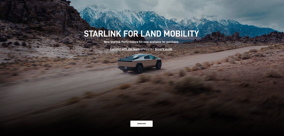 BREAKING: SpaceX has launched a more rugged <a href="/Starlink/">Starlink</a> Performance terminal for better in-motion connectivity such as on cars and boats.

"Designed for resilient connectivity in remote areas and harsh environments, extreme weather, high-vibration settings, and in-motion usage."