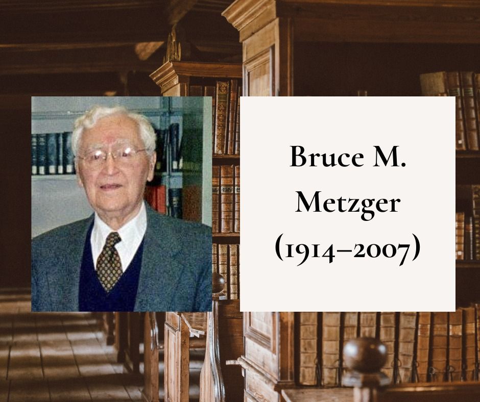 CSNTM's tweet photo. #TextCriticTuesday Arguably one of the greatest textual critics of the New Testament in the 20th century, Dr. Bruce M. Metzger made numerous major contributions to the field, including serving as an editor of the United Bible Society’s Greek New Testament.
#CSNTM #NewTestament #TextualCriticism #NTTC #Bible #Manuscripts #Digitization #PreservingHistory