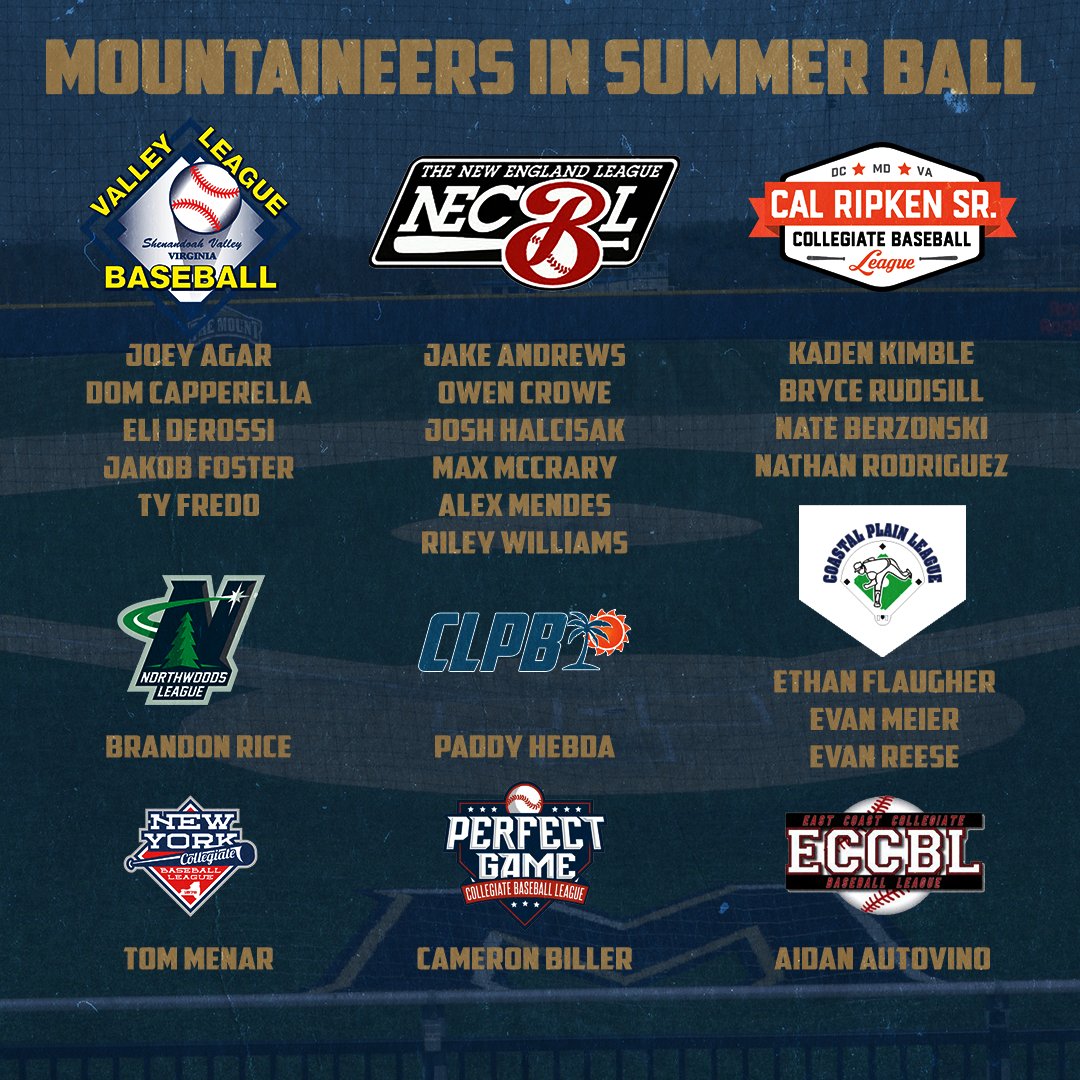 MountAthletics's tweet photo. Best wishes for a good season to our @Mount_BSB players competing in summer ball!

#GoMount https://t.co/FPPHH1T5vY