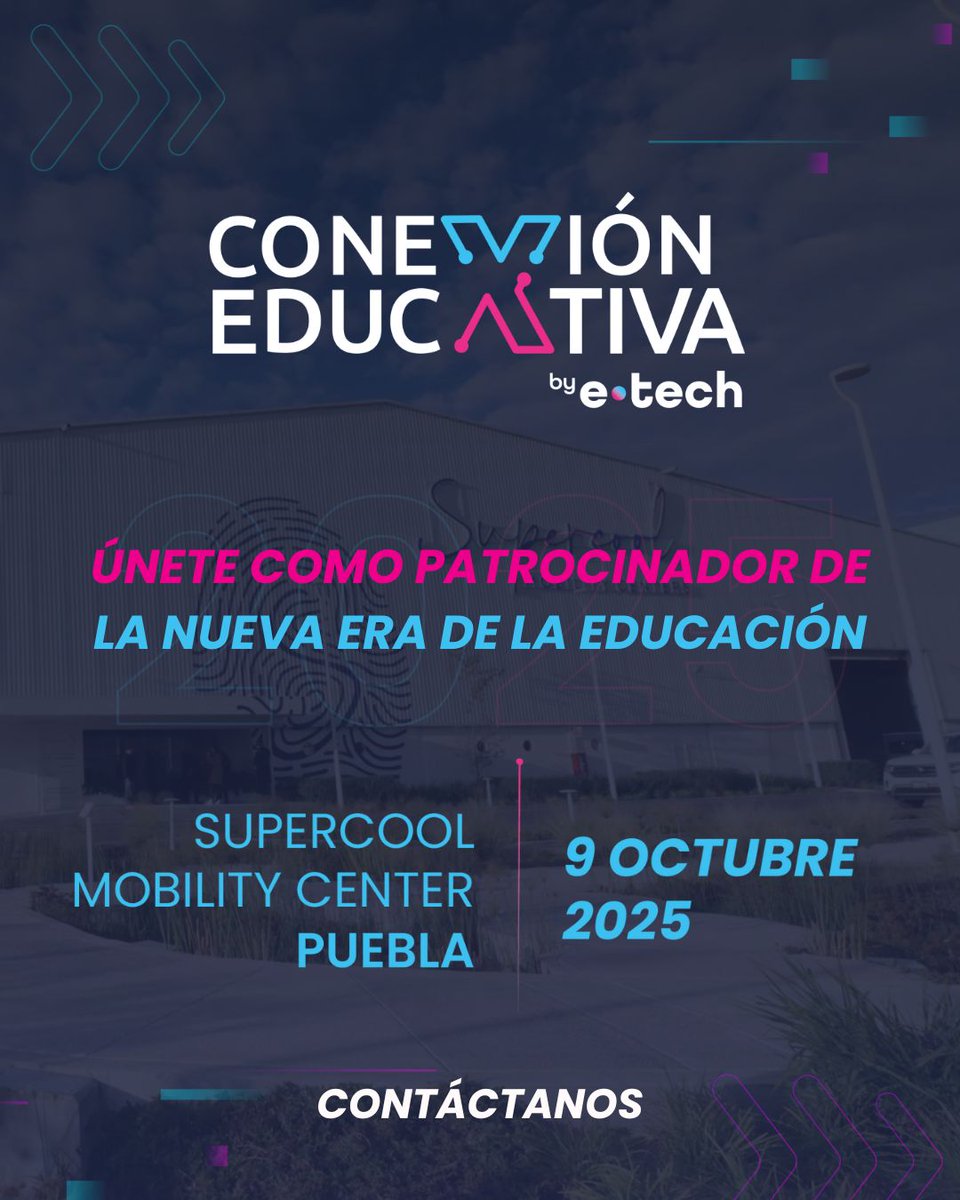 ConEdubyETech's tweet photo. Gracias al compromiso de nuestros aliados, comienza una nueva etapa en Conexión Educativa. 💙
¿Listos para transformar juntos el futuro de la educación? 📚
Súmate como patrocinador. 🚀
¡Contáctanos hoy! 🔗
#ETECHEVENT #ConexiónEducativa #TransformaciónEducativa https://t.co/mcSxccIF7V