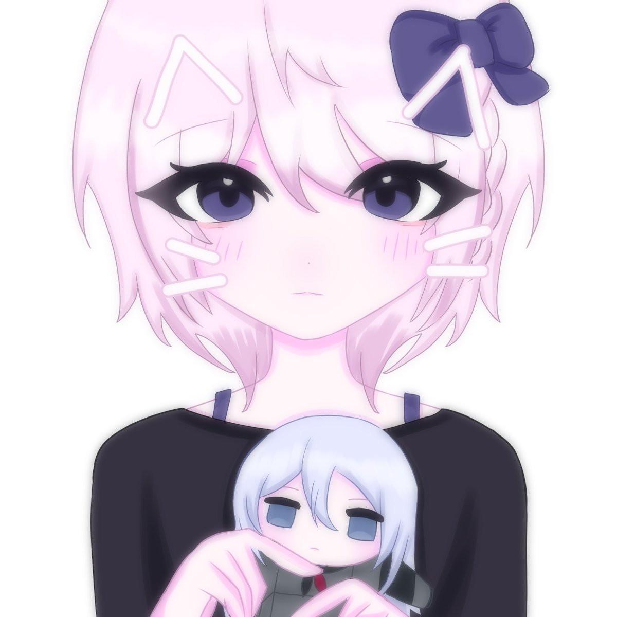 kuminade's tweet photo. Hii !  I didnr even draw the most recent artpiece it was a friend on discord who iirc has no twitter Help .  My main artstyle that i always draw in looks like this https://t.co/gwMRfIwiCL
