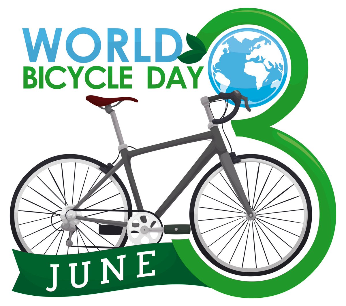 Happy #WorldBicycleDay! Drivers: remember to share the road and always look twice for cyclists. Riders: Ride to be seen and be courteous.