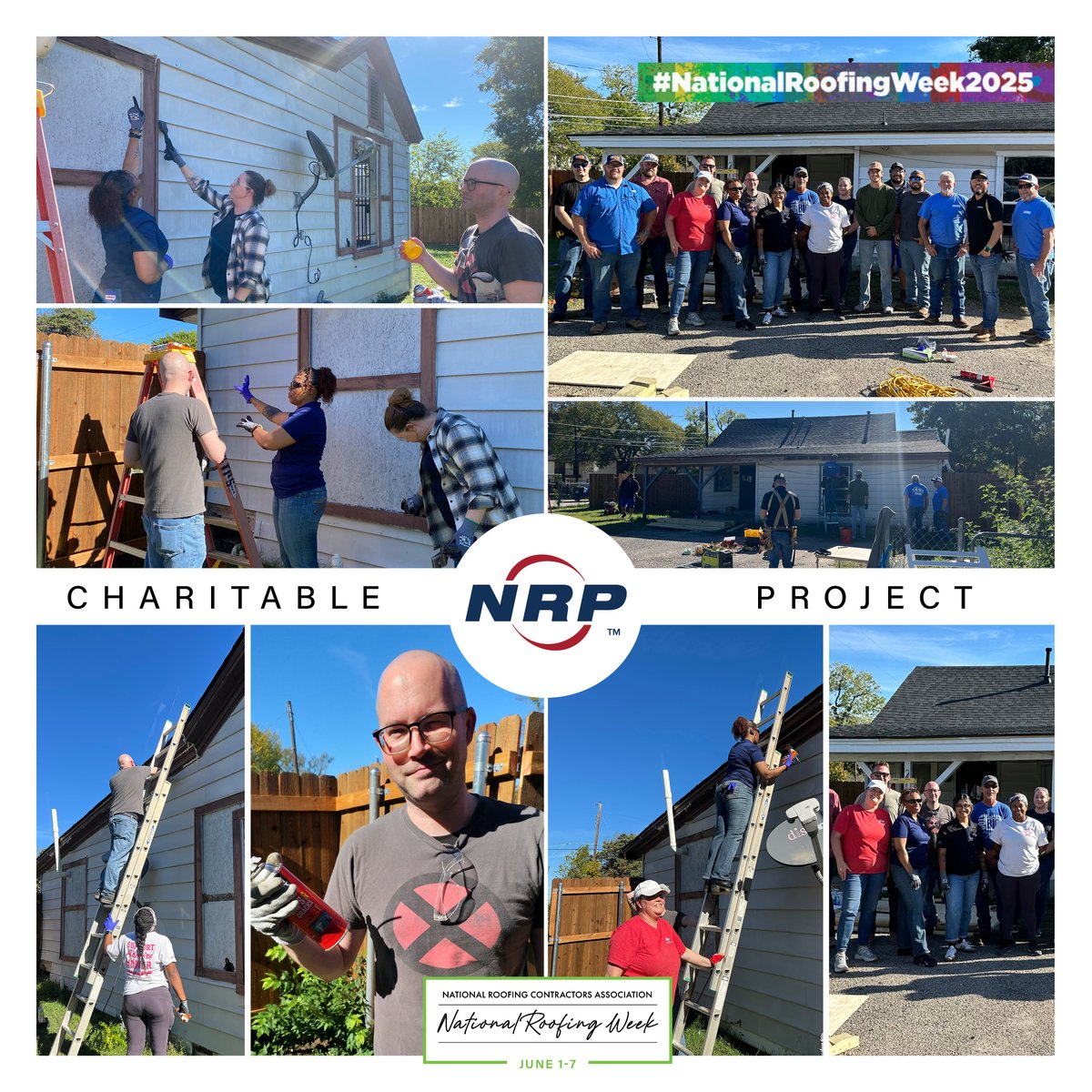 🏡 #NationalRoofingWeek2025 Charitable Project! 💙 A heartwarming home makeover made possible through the power of partnership and community.
This is what building stronger communities looks like. This is what Roofing Week is all about. 💪❤️
#CharitableProject #HeartsAndHammers