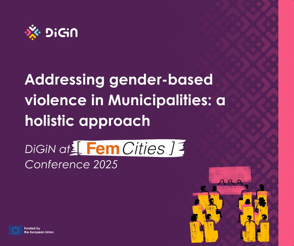 DiGiN_eu ๐ช๐บ (@digin_eu) on Twitter photo How can municipalities address gender-based violence?
At #FemCities2025 <a href="/MyYellowWindow/">Yellow Window Design</a> shares insights from #UniSAFE & <a href="/GenderSAFE_gbv/">GenderSAFE ๐ช๐บ</a> on applying the #7PFramework to foster institutional change in municipalities.
๐ Read more: diginproject.eu/femcities-2025โฆ How can municipalities address gender-based violence?
At #FemCities2025 <a href="/MyYellowWindow/">Yellow Window Design</a> shares insights from #UniSAFE & <a href="/GenderSAFE_gbv/">GenderSAFE ๐ช๐บ</a> on applying the #7PFramework to foster institutional change in municipalities.
๐ Read more: diginproject.eu/femcities-2025โฆ