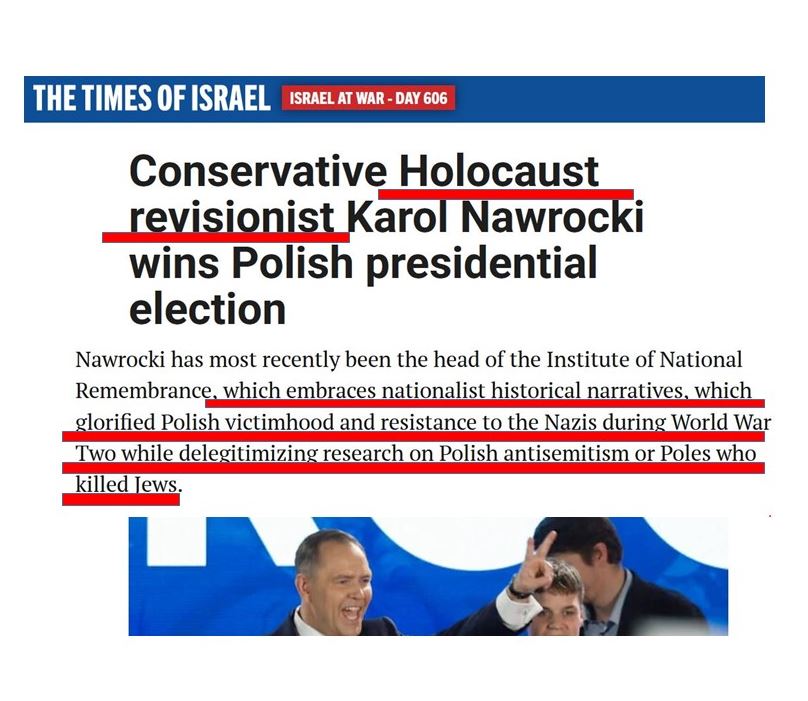 Institute of National Remembrance (@ipngovpl_eng) on Twitter photo You might consider doing some research next time you want to run such a story, <a href="/TimesofIsrael/">The Times of Israel</a>. And work on your headlines.
The IPN does not "embrace nationalist historical narratives," "glorify Polish victimhood and resistance to the Nazis" or "delegitimize research on Polish You might consider doing some research next time you want to run such a story, <a href="/TimesofIsrael/">The Times of Israel</a>. And work on your headlines.
The IPN does not "embrace nationalist historical narratives," "glorify Polish victimhood and resistance to the Nazis" or "delegitimize research on Polish