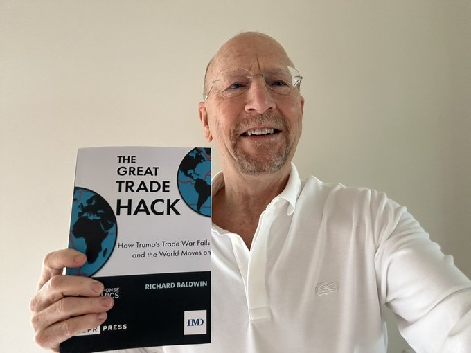 Add it you calendar?
CEPR e-book launch @piie <a href="/IMD_Bschool/">IMD</a>  
The Great Trade Hack by Richard Baldwin
June 16, 2025, 11:00 AM to 11:45 AM EDT