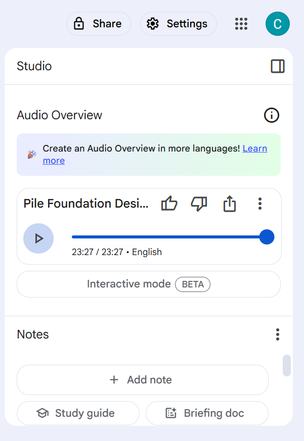 _danieluche's tweet image. I used #NotebookLM for research to turn a PDF into a podcast-style summary - straight from the source.💡🚀
#ALX_AiSK @alx_africa
