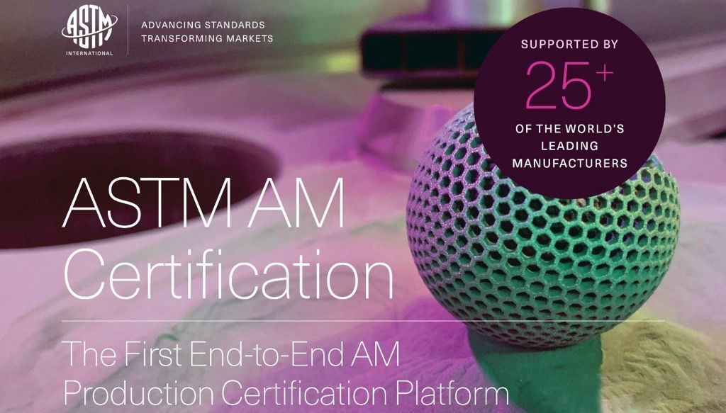 ASTMIntl's tweet photo. ASTM's ASTM #AdditiveManufacturing Center of Excellence @ASTMAMCOE has launched a new manufacturer certification program designed to enhance quality assurance, regulatory compliance, and process control across the additive manufacturing (AM) supply chain. https://t.co/VYTXgKuFBv https://t.co/cPgQmTumKj