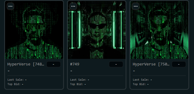 Beanz (DKS) (@brobeanz_eth) on Twitter photo I heard there was a mint on Hyperliquid.
Minted 3
Looks like I got different identities from <a href="/HyperVerse_HL/">HyperVerse</a>
When James Wynn collab? I heard there was a mint on Hyperliquid.
Minted 3
Looks like I got different identities from <a href="/HyperVerse_HL/">HyperVerse</a>
When James Wynn collab?