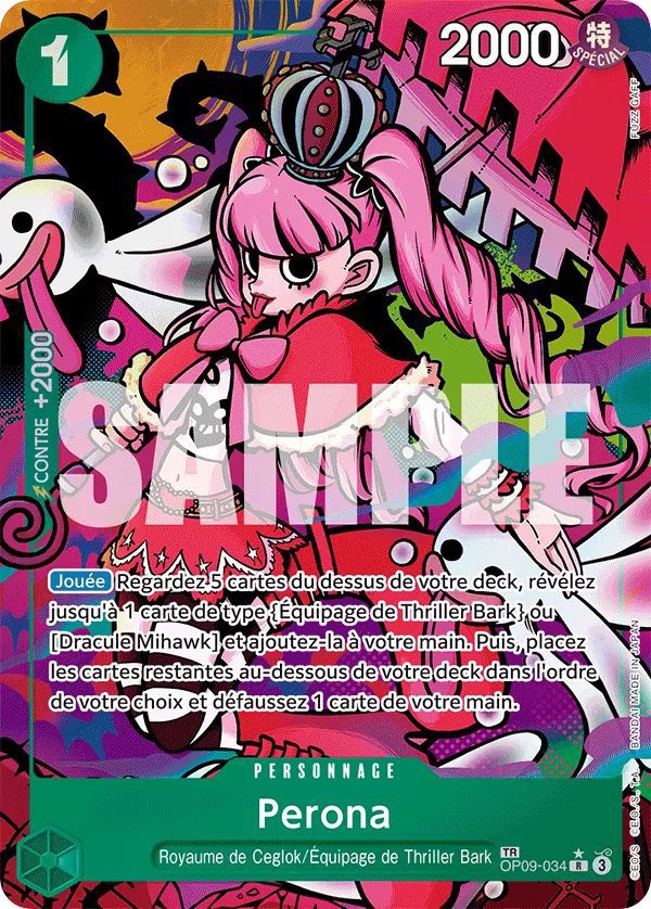 French Treasure Rare Perona (OP09-034) is available at