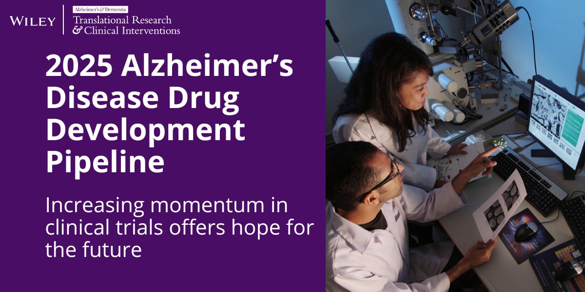 Alzheimer's & Dementia Journals (@alzdemjournals) on Twitter photo Just released! The Alzheimer's disease development pipeline is accelerating. The number & diversity of clinical trials for Alzheimer's treatments offer hope. Read the latest report from Jeffrey Cummings, M.D., Sc.D., of <a href="/UNLVBrainHealth/">UNLV Department of Brain Health</a>. bit.ly/3SyWddJ #AlzResearch Just released! The Alzheimer's disease development pipeline is accelerating. The number & diversity of clinical trials for Alzheimer's treatments offer hope. Read the latest report from Jeffrey Cummings, M.D., Sc.D., of <a href="/UNLVBrainHealth/">UNLV Department of Brain Health</a>. bit.ly/3SyWddJ #AlzResearch