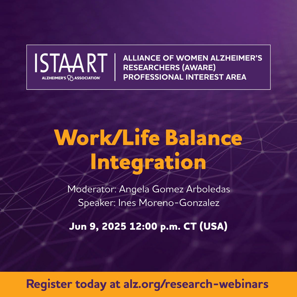Hello all! Are you trying to figure out work-life balance in your life? Is there such a thing? Learn more by registering here today!!!  <a href="/Rajagopalan_Pri/">Priya Rajagopalan</a> <a href="/AngelaGomezA/">angela gomez</a> <a href="/ucimind/">UCI MIND</a> <a href="/alzassociation/">Alzheimer's Association</a>