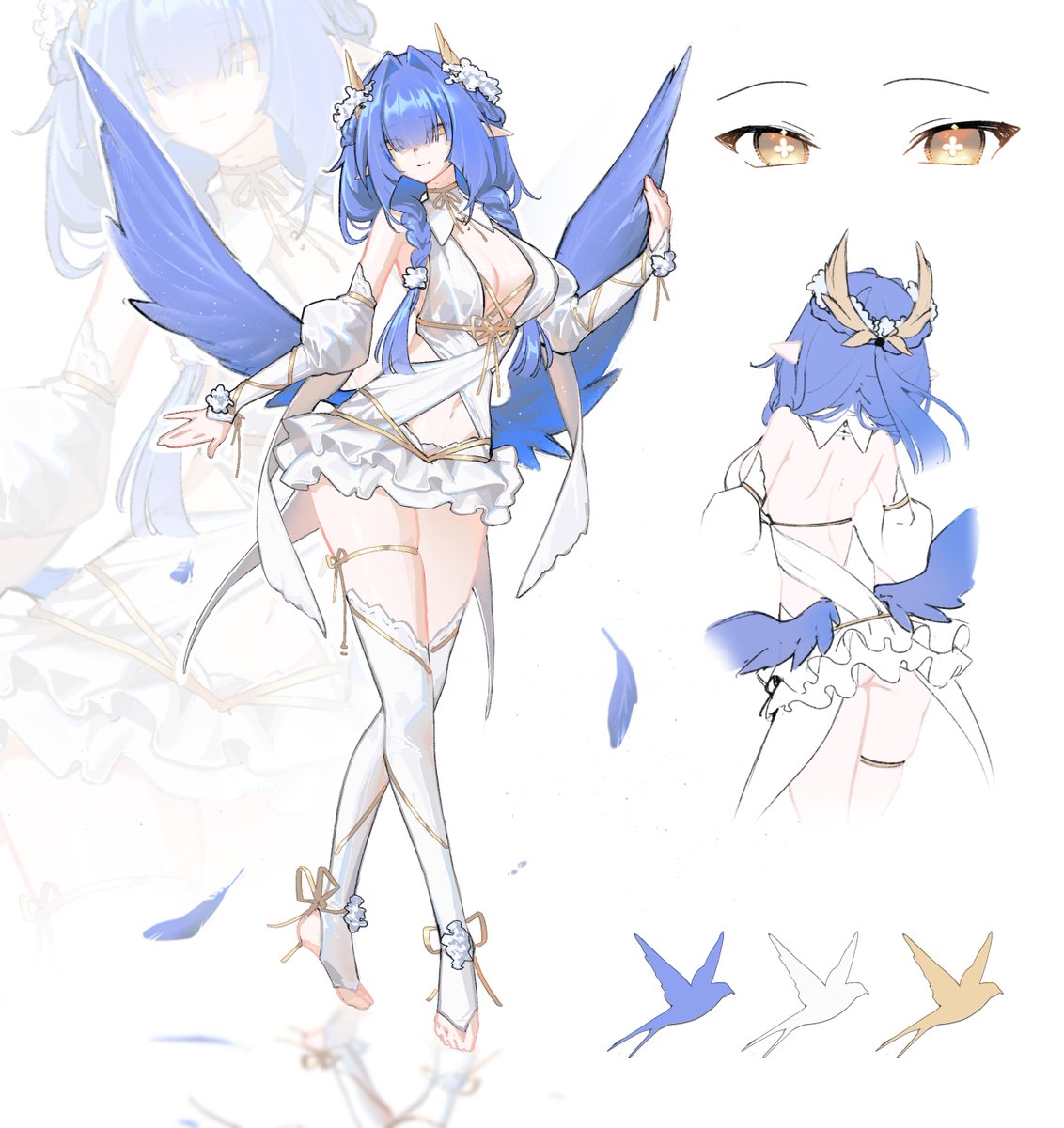 As a sign of gratitude, wanted to give back to my followers 💜🤍

Designed this character, and will be giving it away
↜₍^  •⩊•^₎ *: ･ﾟ✧.･ ♡*

To join the contest:

🔸Follow &amp; RT
🔸Share your story as why you need it

I will be picking the most touching story 💜🤍
