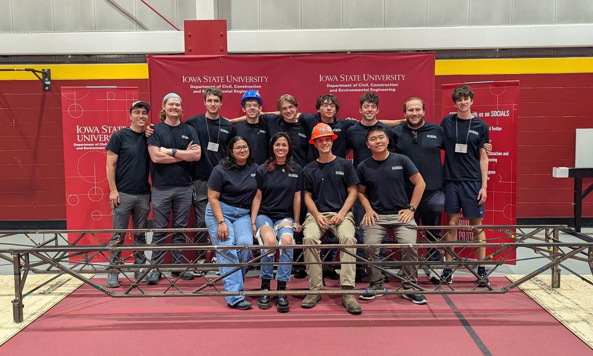 essie_uf's tweet image. Make room for another @UF 2025 National Championship! UF's Eckhoff Steel Bridge Team made history again last week, capturing its fifth consecutive national title. 🐊🏆
Read more about this incredible victory at bit.ly/450kWPE!