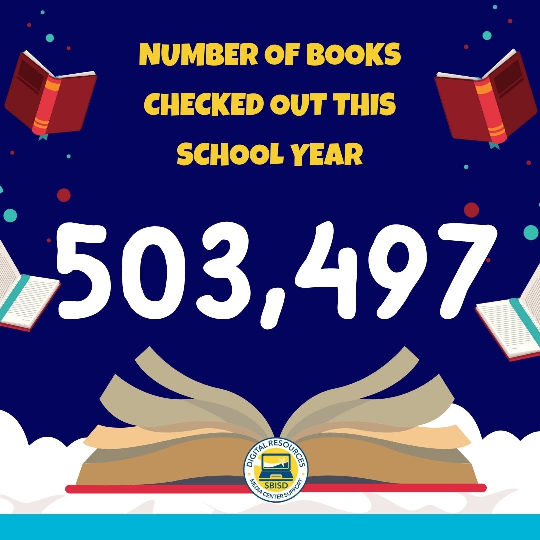 Digital Resources & Media Centers Support (@sbisd_drmcs) on Twitter photo Books were flying off the shelves this year! 📚 We are so proud of our students for checking out books in the media center and embracing reading. Keep up the great work <a href="/SBISD/">Spring Branch ISD</a> #SBISDDRMCS #Limitless Books were flying off the shelves this year! 📚 We are so proud of our students for checking out books in the media center and embracing reading. Keep up the great work <a href="/SBISD/">Spring Branch ISD</a> #SBISDDRMCS #Limitless