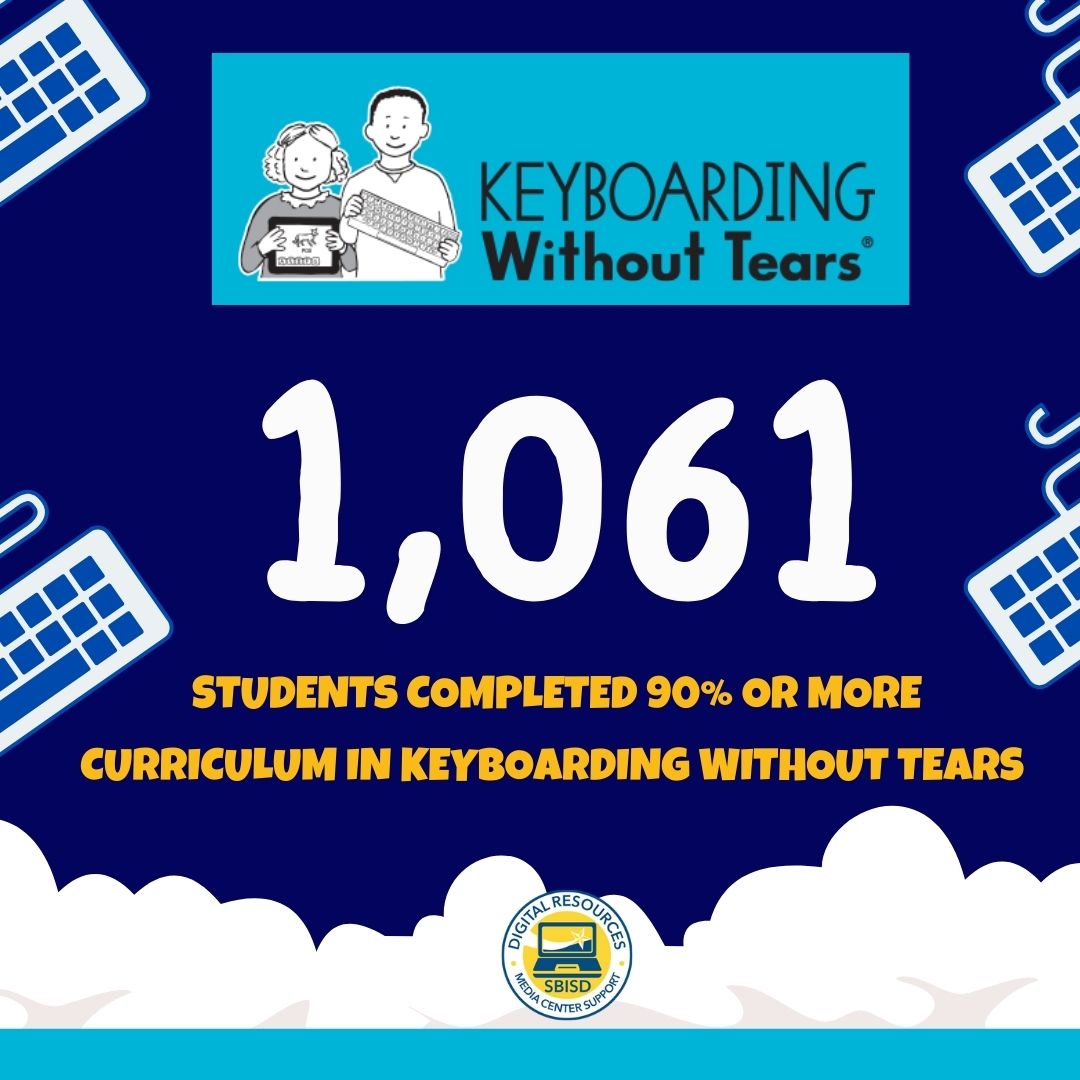 Digital Resources & Media Centers Support (@sbisd_drmcs) on Twitter photo 🖥️📢Keyboarding Without Tears is a clear favorite! Our elementary students have been actively honing their typing skills and perfecting them with enthusiasm. <a href="/SBISD/">Spring Branch ISD</a> <a href="/hwtears/">Learning Without Tears</a> #SBISDKWT 🖥️📢Keyboarding Without Tears is a clear favorite! Our elementary students have been actively honing their typing skills and perfecting them with enthusiasm. <a href="/SBISD/">Spring Branch ISD</a> <a href="/hwtears/">Learning Without Tears</a> #SBISDKWT