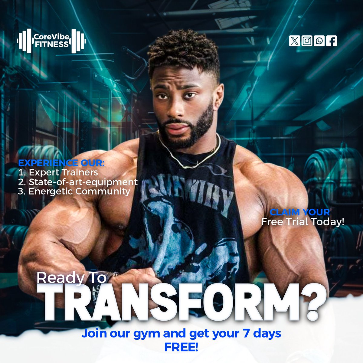 HammedOla_2000's tweet photo. Get in touch:
🤙+234 903 336 3344
🔗  https://t.co/VmlCrK8a7C
IG: @oladesignx
Tiktok: the_olas_02
✉️ hammedolamilekan0843@gmail.com 

#flyerdesign #socialmediadesign #graphicdesign #designer #oladesignx
#GraphicDesign #FlyerDesign #FitnessBranding #CoreVibeFitness #ProjectDone https://t.co/k4QJkgXSyO