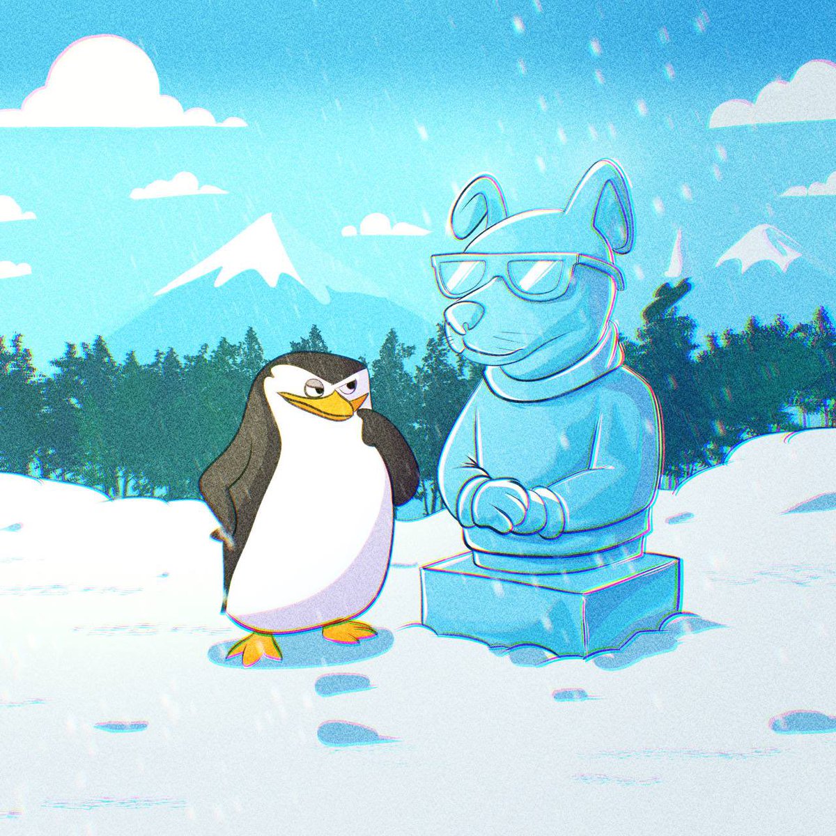 So the Madagascar Penguins have an upcoming NFT collection and we have one whitelist spot to giveaway to our community!

To have a chance to win this WL
spot for the Abstract Intelligence Force NFT collection all you need to do is:

- Like, Comment &amp; Repost
- Follow both