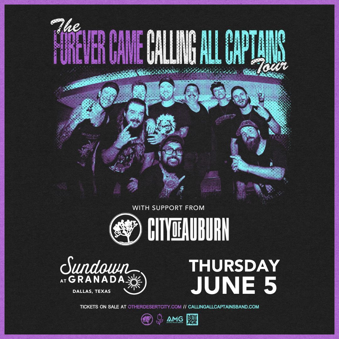 📢CALLING ALL POP-PUNK FANS
Forever Came Calling and Calling All Captains are coming to DALLAS JUNE 5!
🧷With support from City Of Auburn
💥Tag your elder emo in crime or relive your glory years - tickets available at 
🎟️   buff.ly/sk2LVX1
