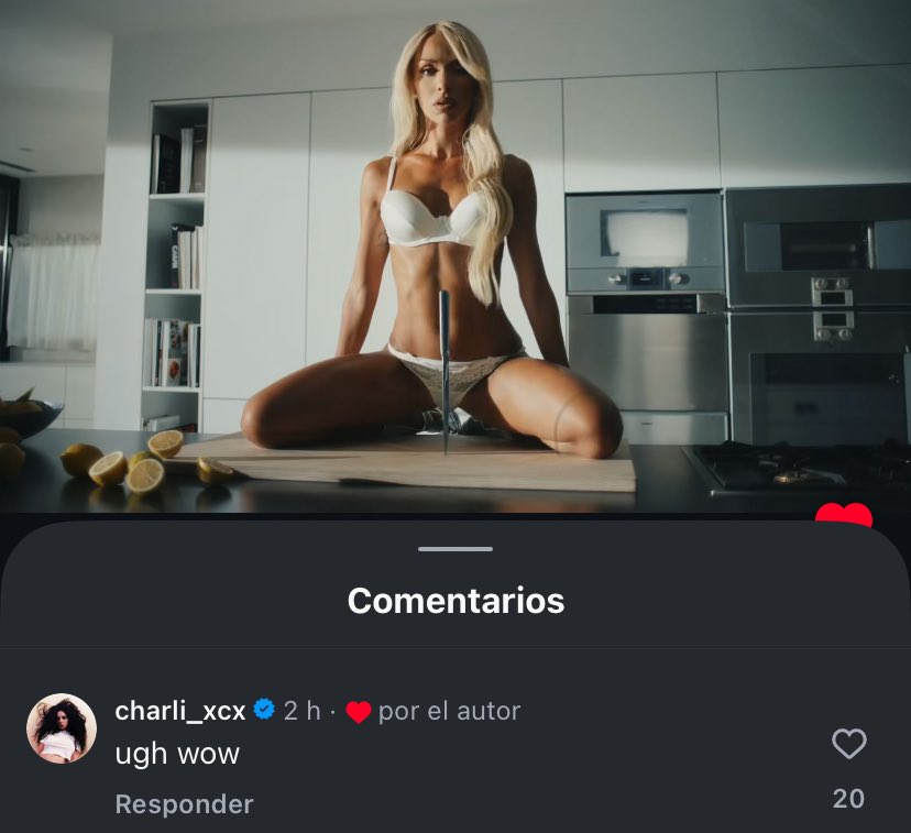 💚 Charli XCX ha comentado el teaser de “Da Me” de Bad Gyal.
