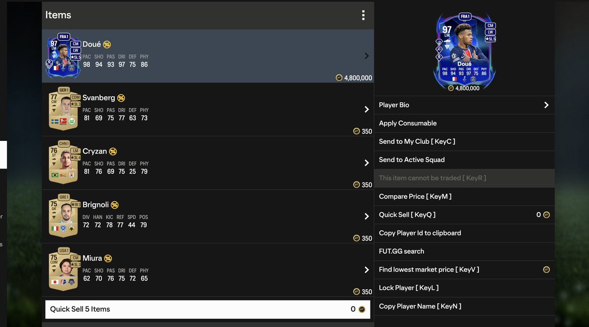 Elijah_11's tweet photo. @FUT_Accountant from a grind pack
Can’t believe how lucky this was https://t.co/kOFpsDQKw3