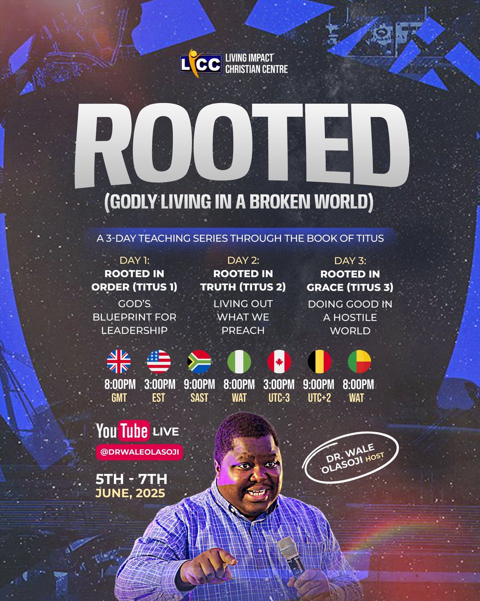 Hello friends, 🥳

I bring you good news! I believe this is the mind of God for us in this season—a timely word that calls us back to our roots. In a world where confusion is loud and compromise is common, God is calling His people to live anchored, unshaken, and set apart.

Join