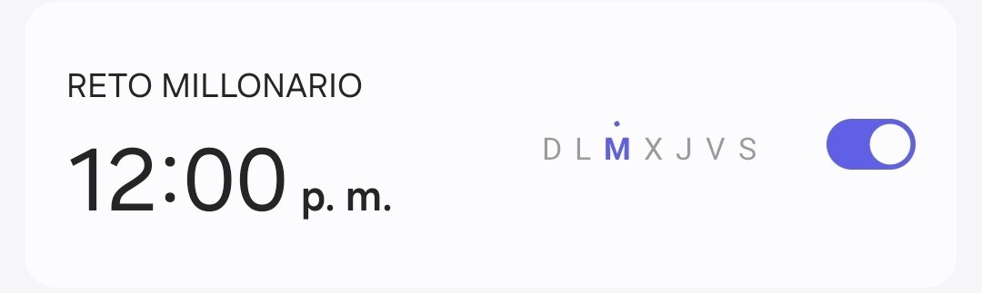 🚨 | Todos los que quieran entrar a mi NUEVO RETO MILLONARIO, Atentos en 45 minutos.

Si estás listo para buscar un MILLÓN DE PESOS, debes estar bien atento.

🔔🔔🔔🔔
