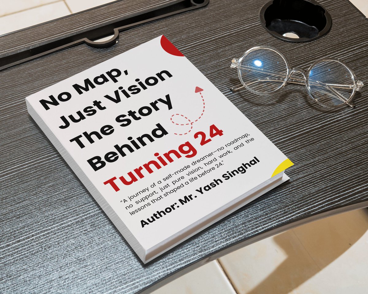 Decoder_Verse's tweet photo. ๐ฏ No Roadmap. Just Vision.
๐ฅ One dream. Countless lessons.
๐ The raw, real story of Yash Singhal โ 0% AI, 1% plagiarism, 100% human.
#NoMapJustVision #BookLaunch #YashSinghal #SelfMade #Turning24 #tuesdayvibe #StoryTime https://t.co/ZCFpdbio4D