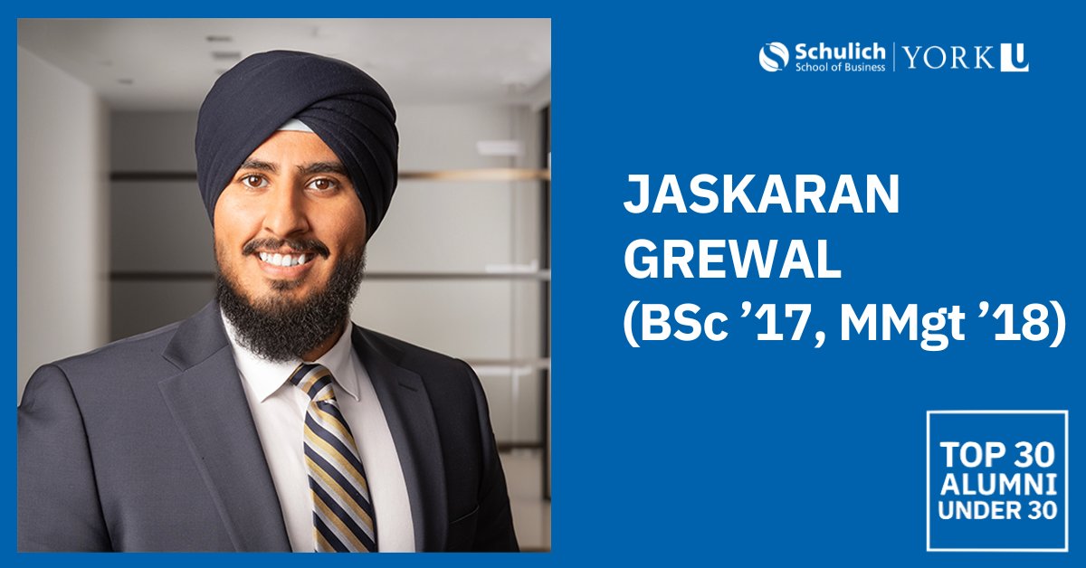 #SchulichWin: We're proud to recognize Jaskaran for creating positive change through socially conscious legal practice and his dedication to supporting innovation and community service. #YorkU

Read more about the eight Schulich Top 30 under 30 hear: bit.ly/4kpU5kn