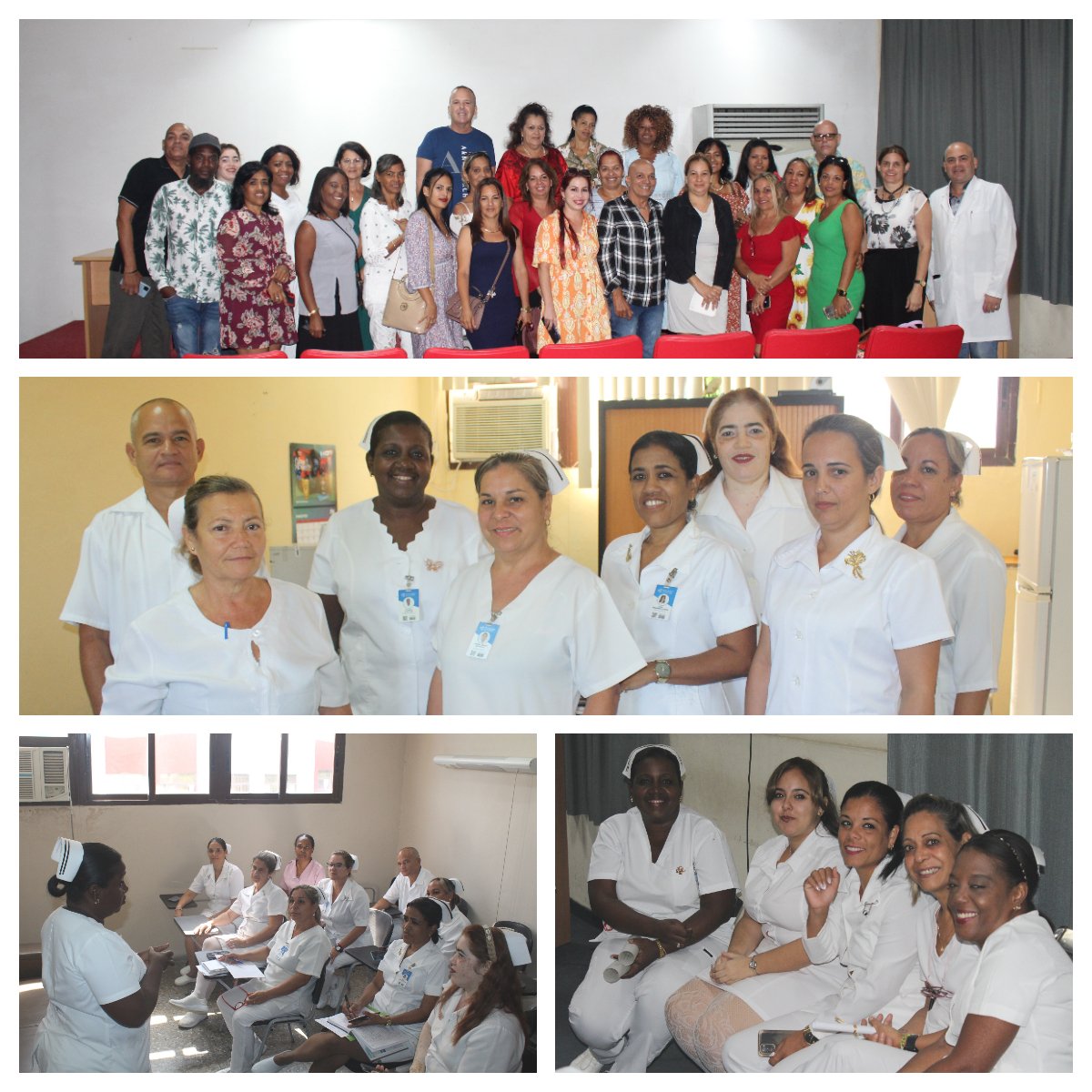 !!Vivan nuestras enfermeras del Pando Ferrer!!
Cada 3 de junio celebramos el día de la enfermería en cuba.
!! Mucha felicidades para todos los que ejercen esa bella y sacrificada profesión en nuestro país.
<a href="/MINSAPCuba/">Ministerio de Salud Pública de Cuba</a> 
<a href="/InfomedCuba/">InfomedCuba 🇨🇺</a>