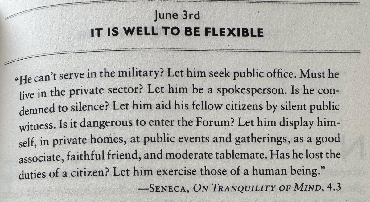 Seamos flexibles, pero determinados. 

Si no podemos hacer algo, aún así podemos intentarlo otra vez. Y si no podemos hacer eso, entonces tal vez podamos intentar otra cosa. Y si eso tampoco funciona, siempre hay otra. Incluso si esa última cosa es solo ser un buen ser humano,