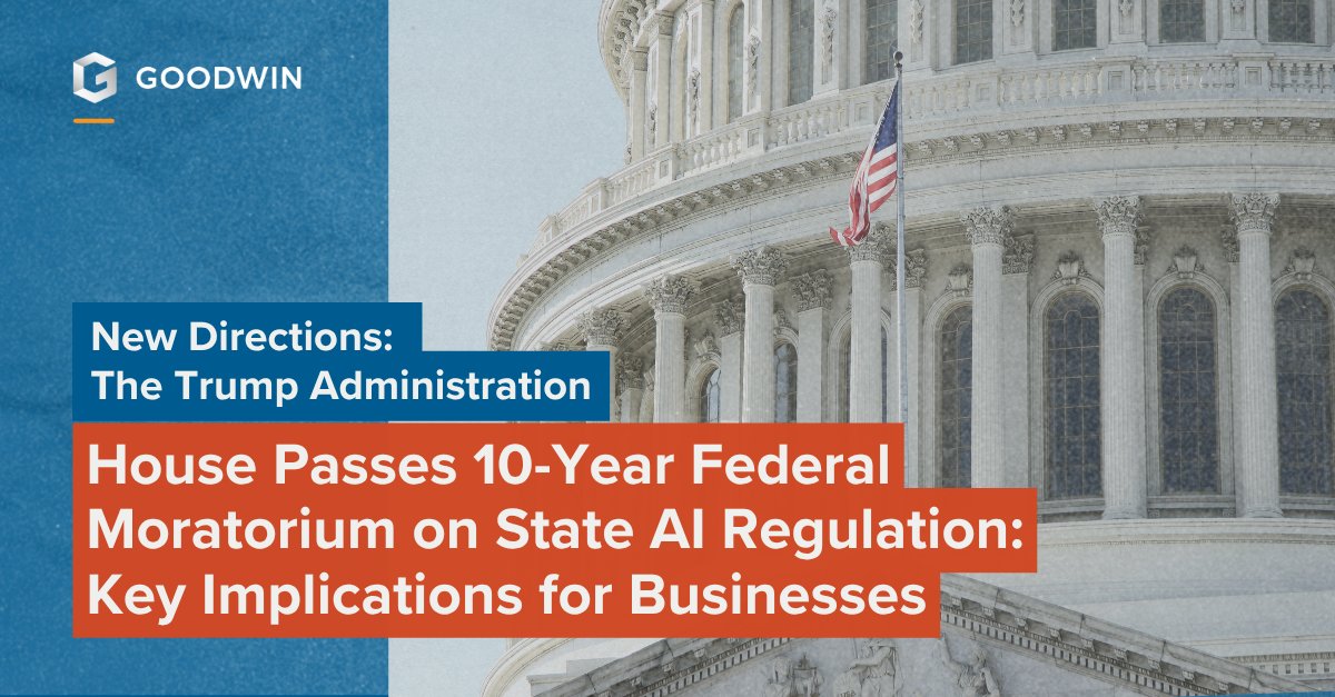 Last month, the House of Representatives narrowly passed the "One Big Beautiful Bill Act," a budget reconciliation package setting forth President Trump’s domestic agenda, including a sweeping 10-year federal moratorium on state regulation of AI systems, AI models, and automated
