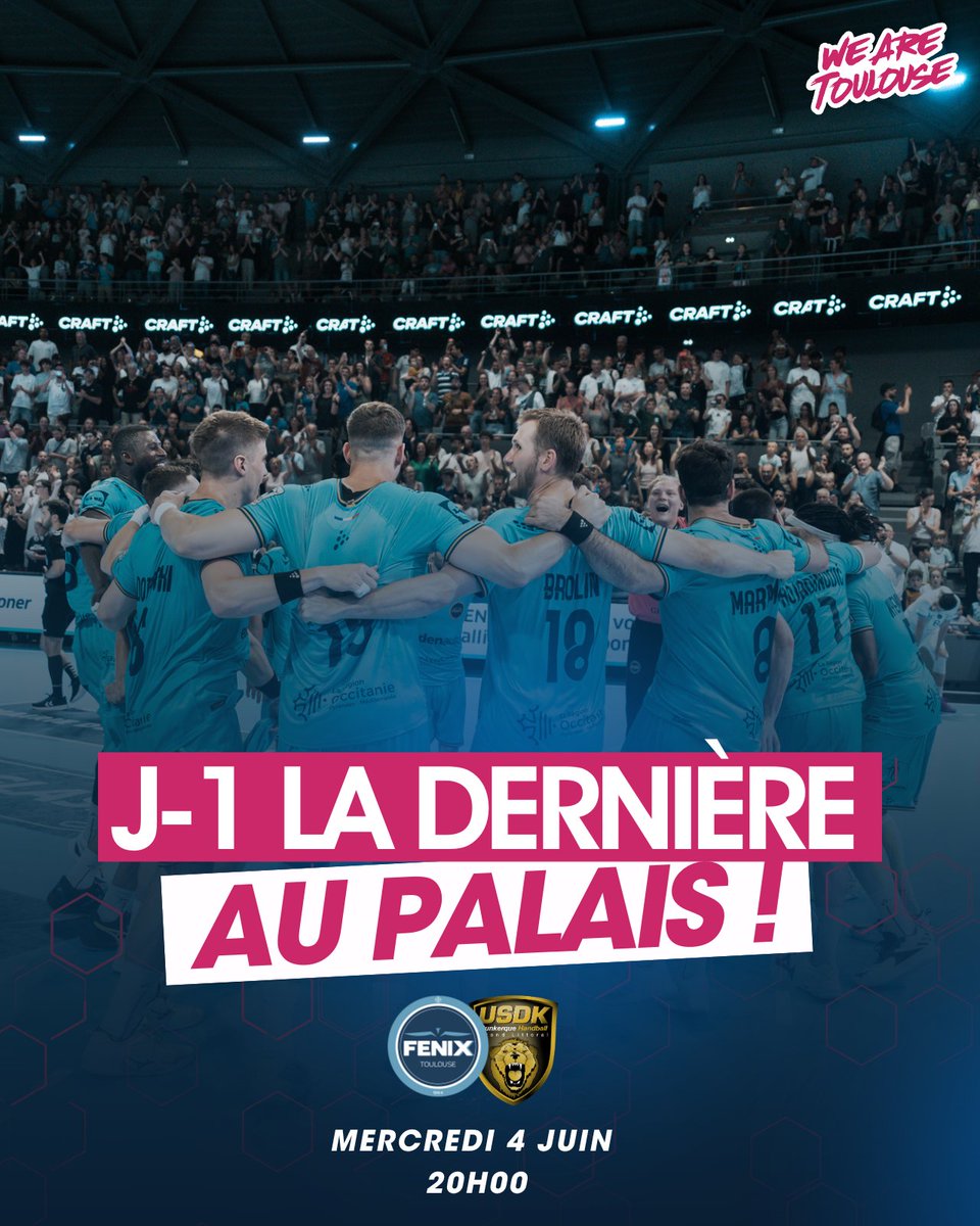 J-1 LA DERNIERE AU PALAIS 🏟️
Demain, grand moment de fête au Palais nous l'espérons, pour la dernière !
🎵 De nombreuses animations vous attendent en avant match
✅ Ouverture des portes à 18H30

Réservez vos places pour la rencontre ici 👉 bit.ly/45Al2O5